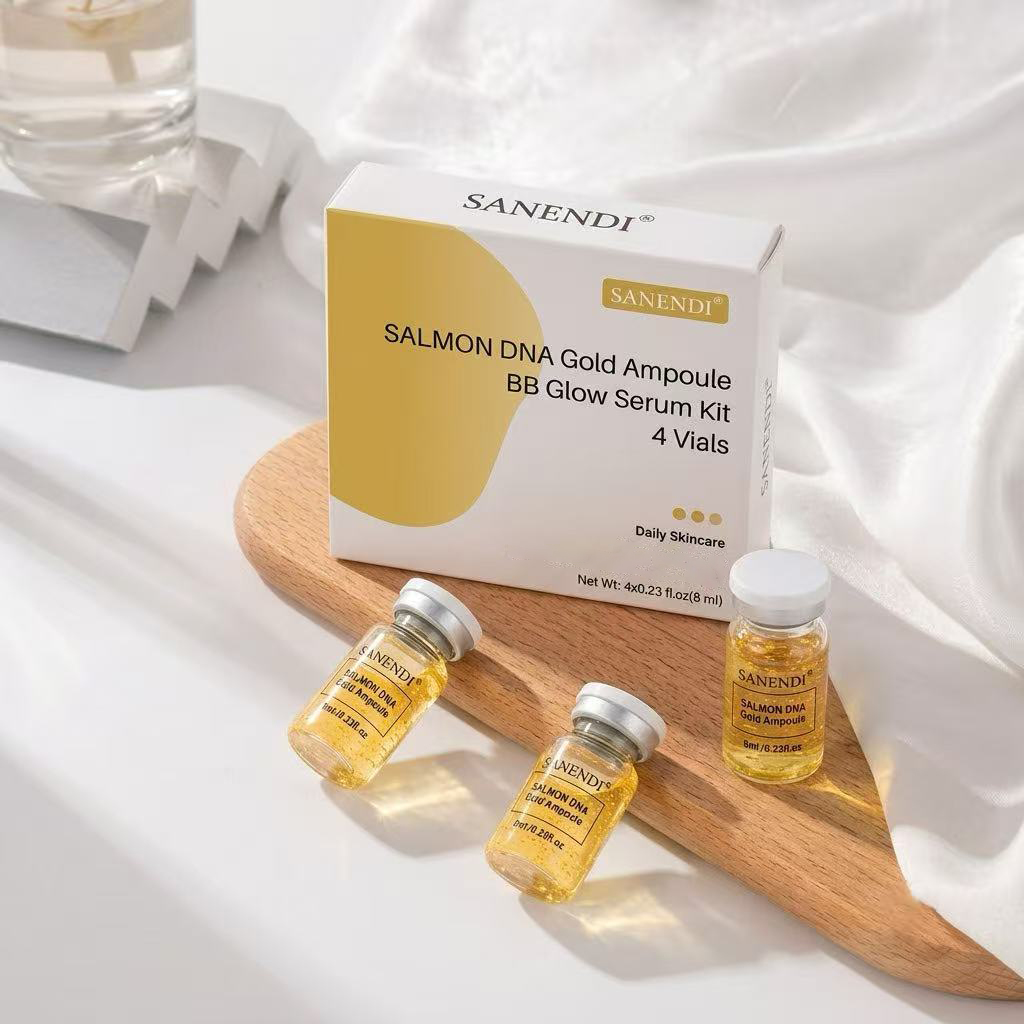 Hyaluronic Acid Facial Serum - 4/12Vials Salmon DNA Serum BBGLOW AQUA