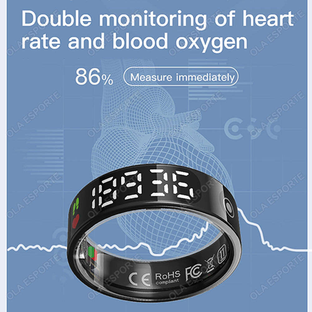 SR08 Smart Ring with Charging  - огляд і ціна Health Monitors