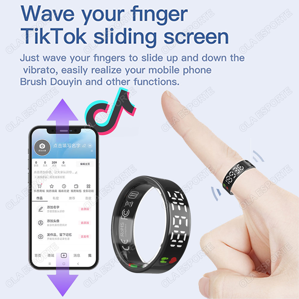 SR08 Smart Ring with Charging  - огляд і ціна Health Monitors