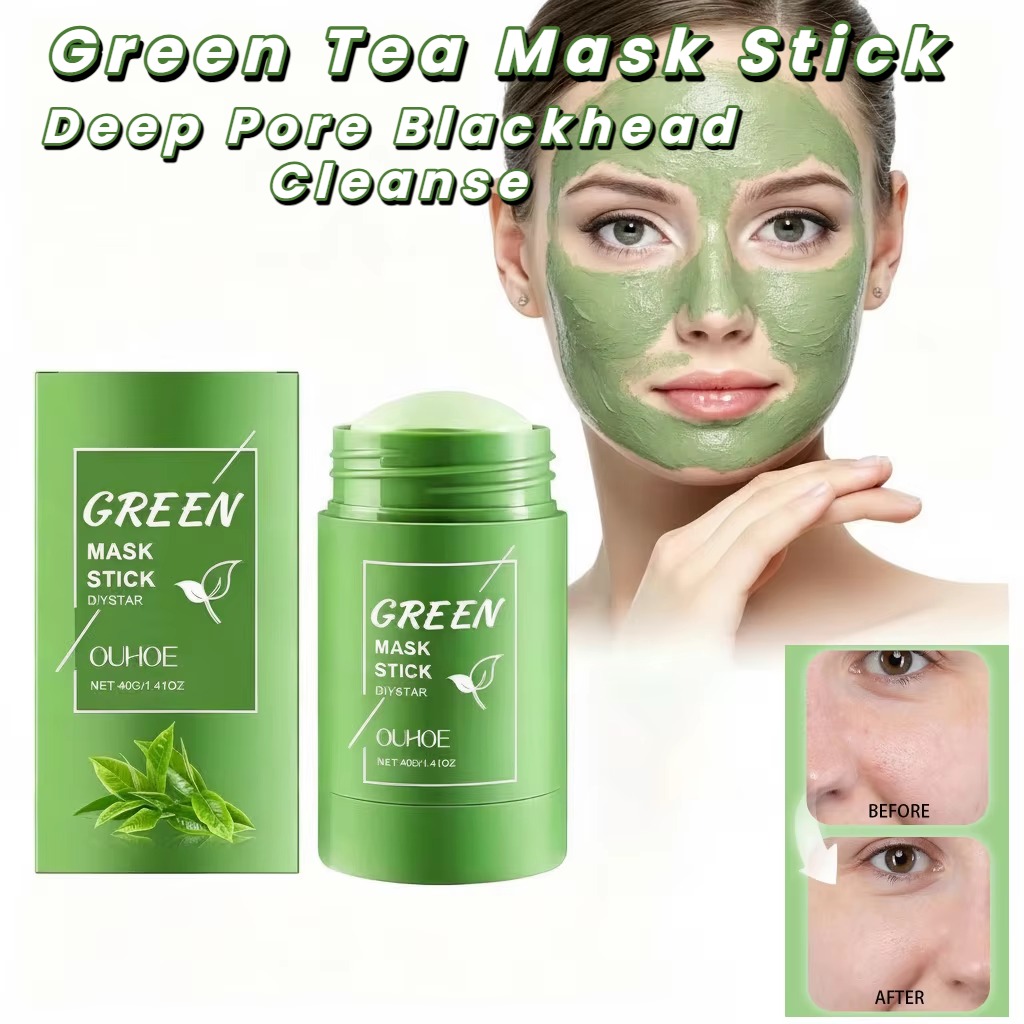 Green Tea Mask Stick for Face  - огляд і ціна Green Tea Cleansing Clay Mask
