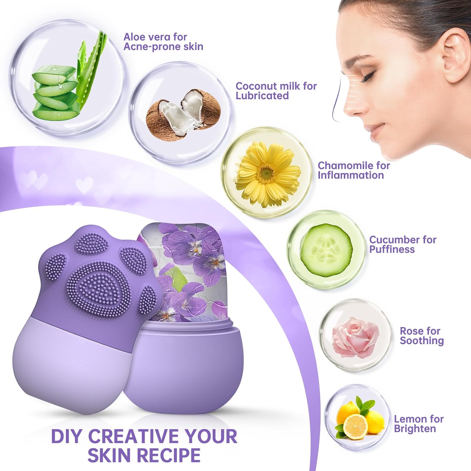 Facial Ice Roller for Skin Car - огляд і ціна Face Ice Roller Puffiness