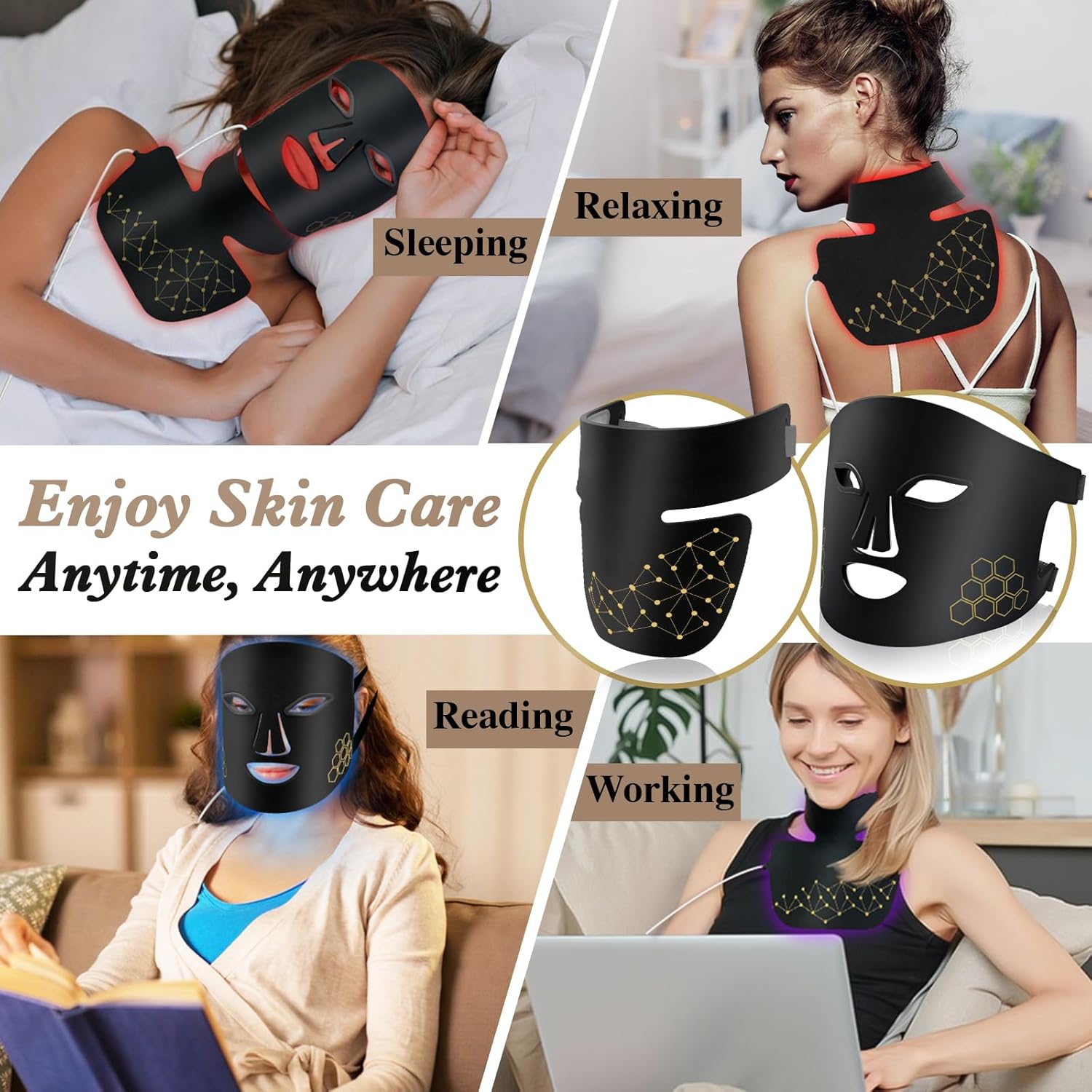 Red Light Therapy for Face and - огляд і ціна Led Light Therapy Face Mask