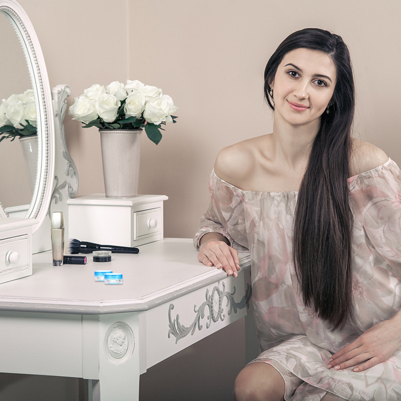 50Pcs Cosmetics Storage Jars S - огляд і ціна Hair Care