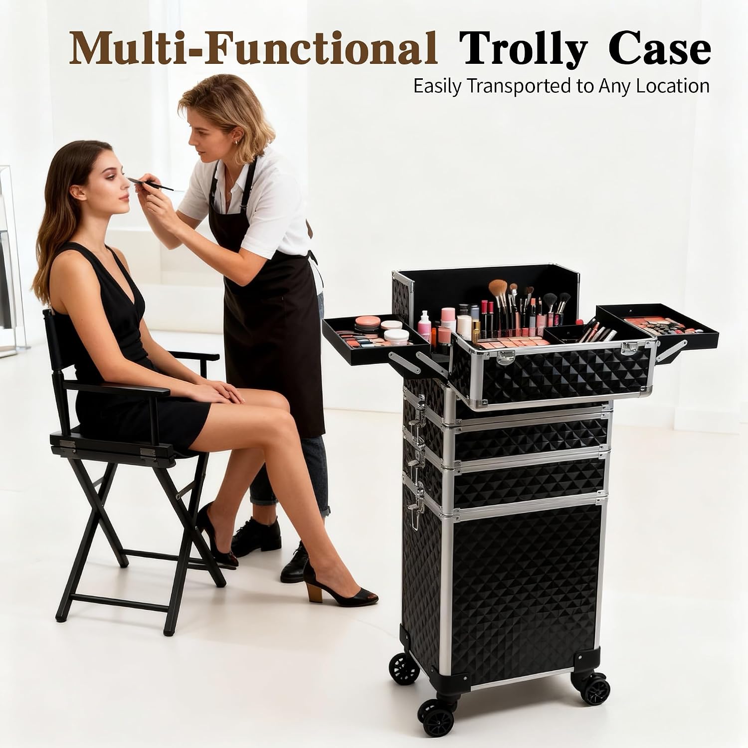 Rolling Makeup Train Case, Cos - огляд і ціна Makeup