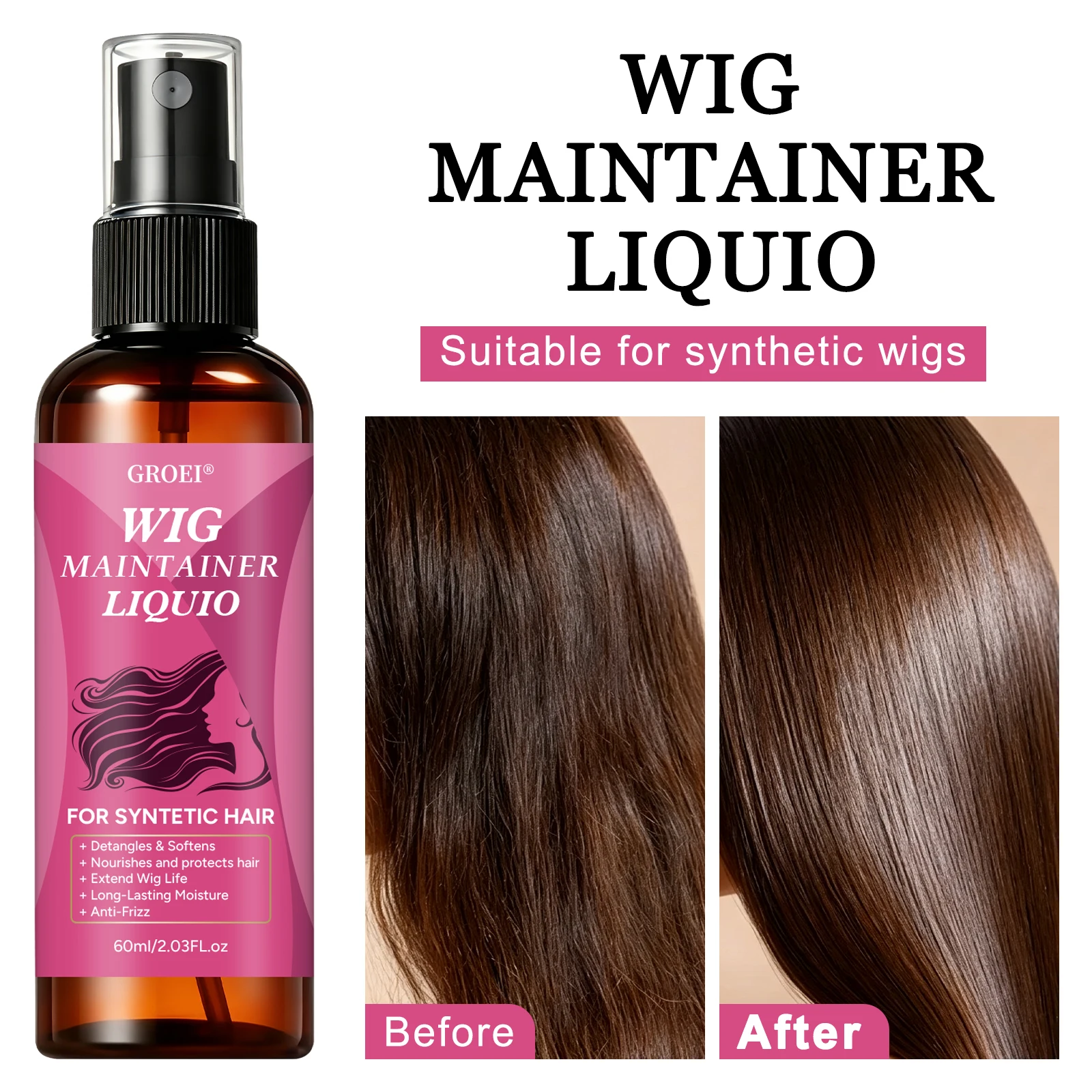 GROEI Anti‑Frizz Wig Maintaine - огляд і ціна Hair Care