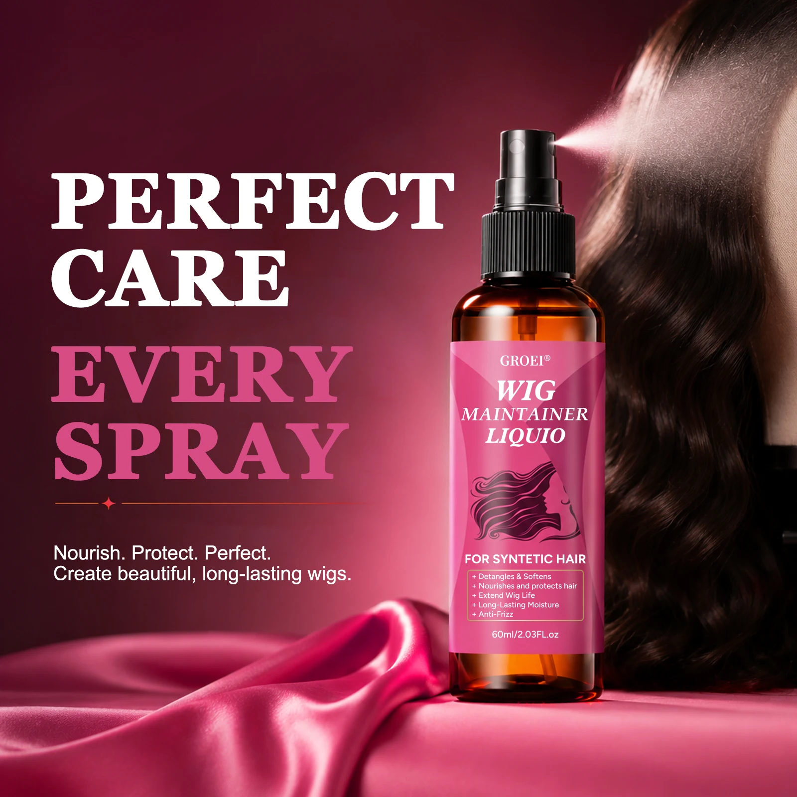 GROEI Anti‑Frizz Wig Maintaine - огляд і ціна Hair Care