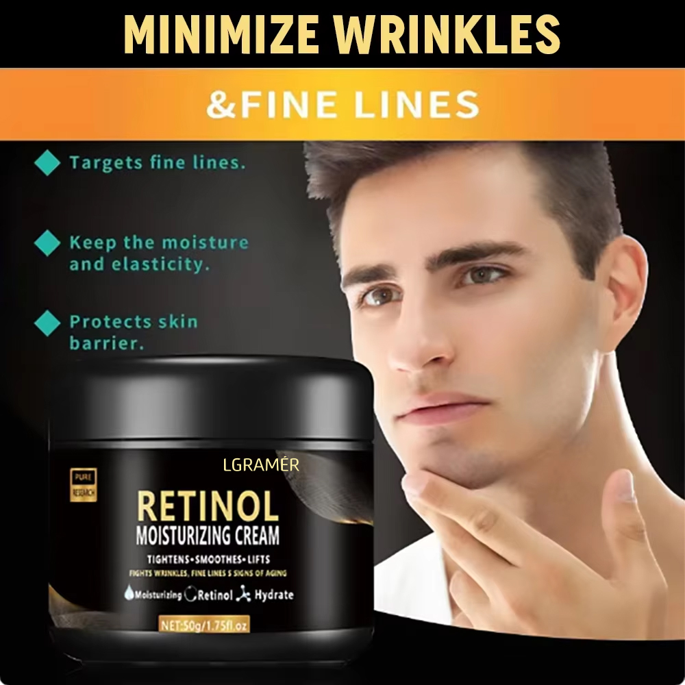 Men's Retinol Face Moisturizer - огляд і ціна Retinol Anti Wrinkle Cream