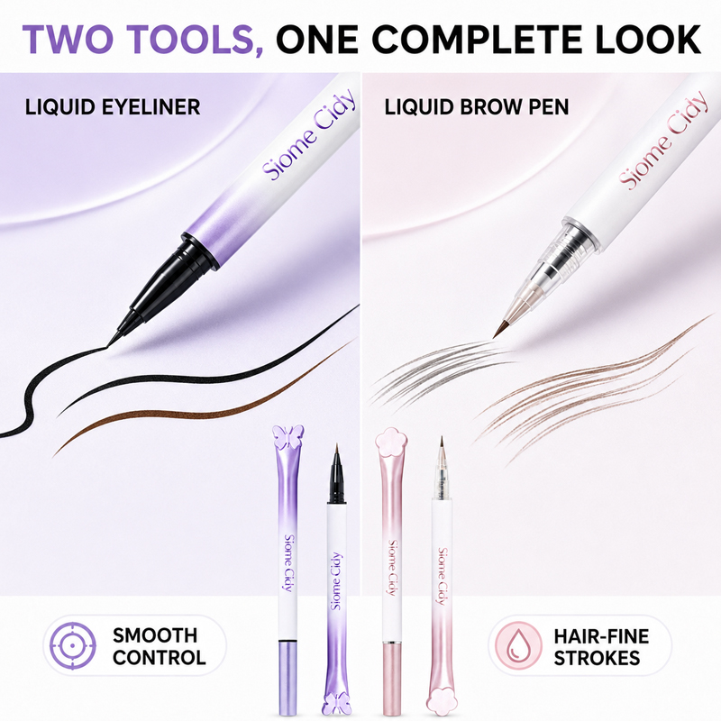 Siome Cidy 4PCS Liquid Eyeline - огляд і ціна Waterproof Liquid Eyeliner Pen