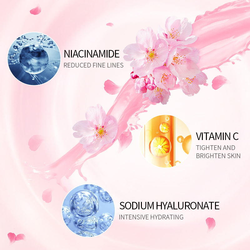 LAIKOU Sakura Serum And Collag - огляд і ціна Niacinamide Pore Shrinking Essence
