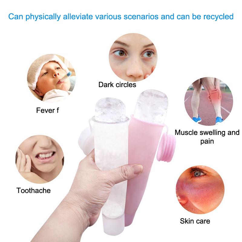 1PC Silicone Cube Tray Shape I - огляд і ціна Face Ice Roller Puffiness