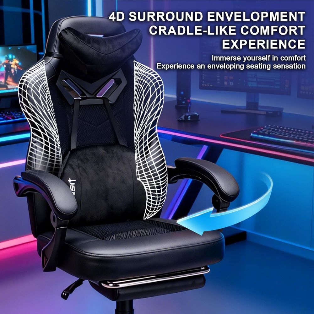 Gaming Chair PRO, Ergonomic Ga - огляд і ціна Massage