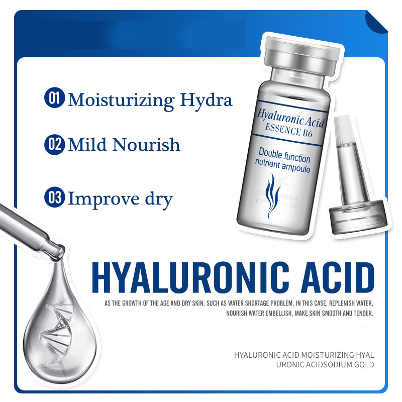 BIOAQUA 10pcs/lot Hyaluronic A - огляд і ціна Hyaluronic Acid Facial Serum