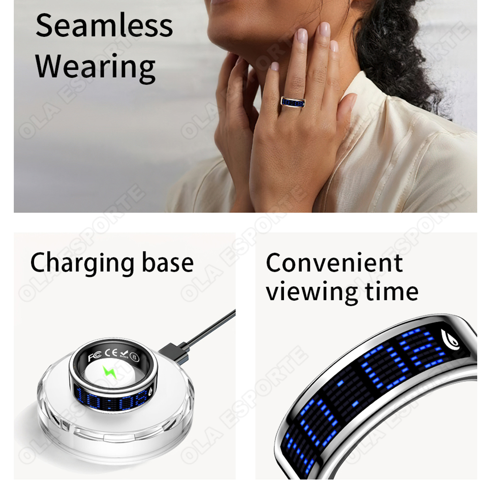 Amoled Screen Smart Ring Displ - огляд і ціна Health Monitors