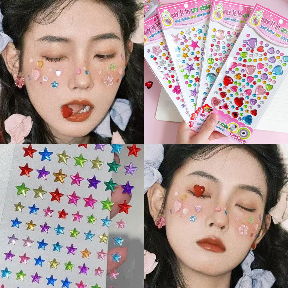 Self-Adhesive Face Rhinestones - огляд і ціна Nail Art