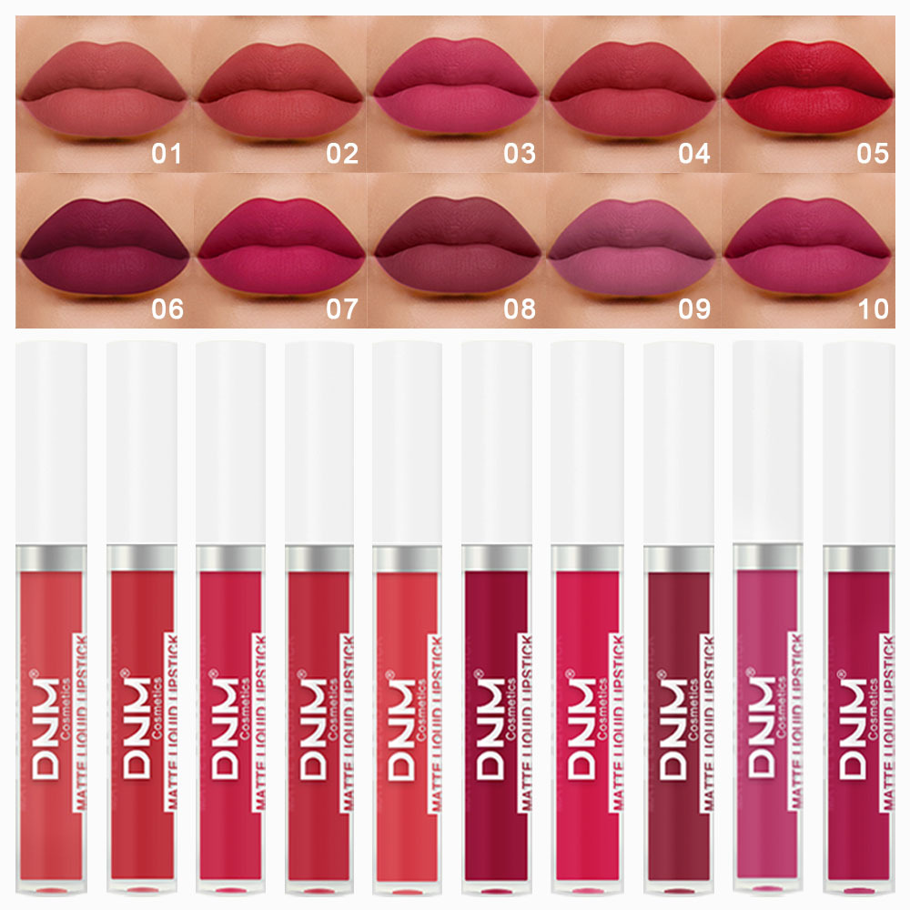 DNM 18 Colors Matte Velvet Lip - огляд і ціна Matte Velvet Lip Tint Long Lasting