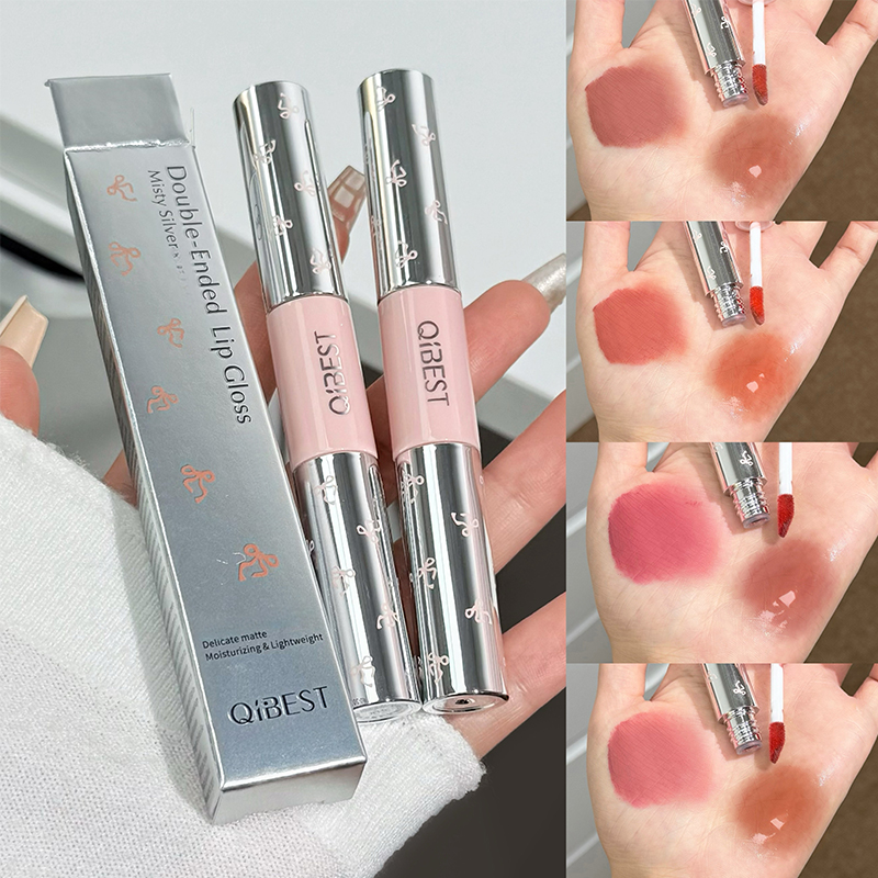QIBEST Double Head Matte Velve - огляд і ціна Matte Velvet Lip Tint Long Lasting