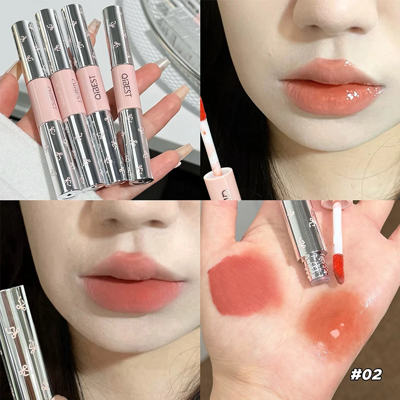 QIBEST Double Head Matte Velve - огляд і ціна Matte Velvet Lip Tint Long Lasting