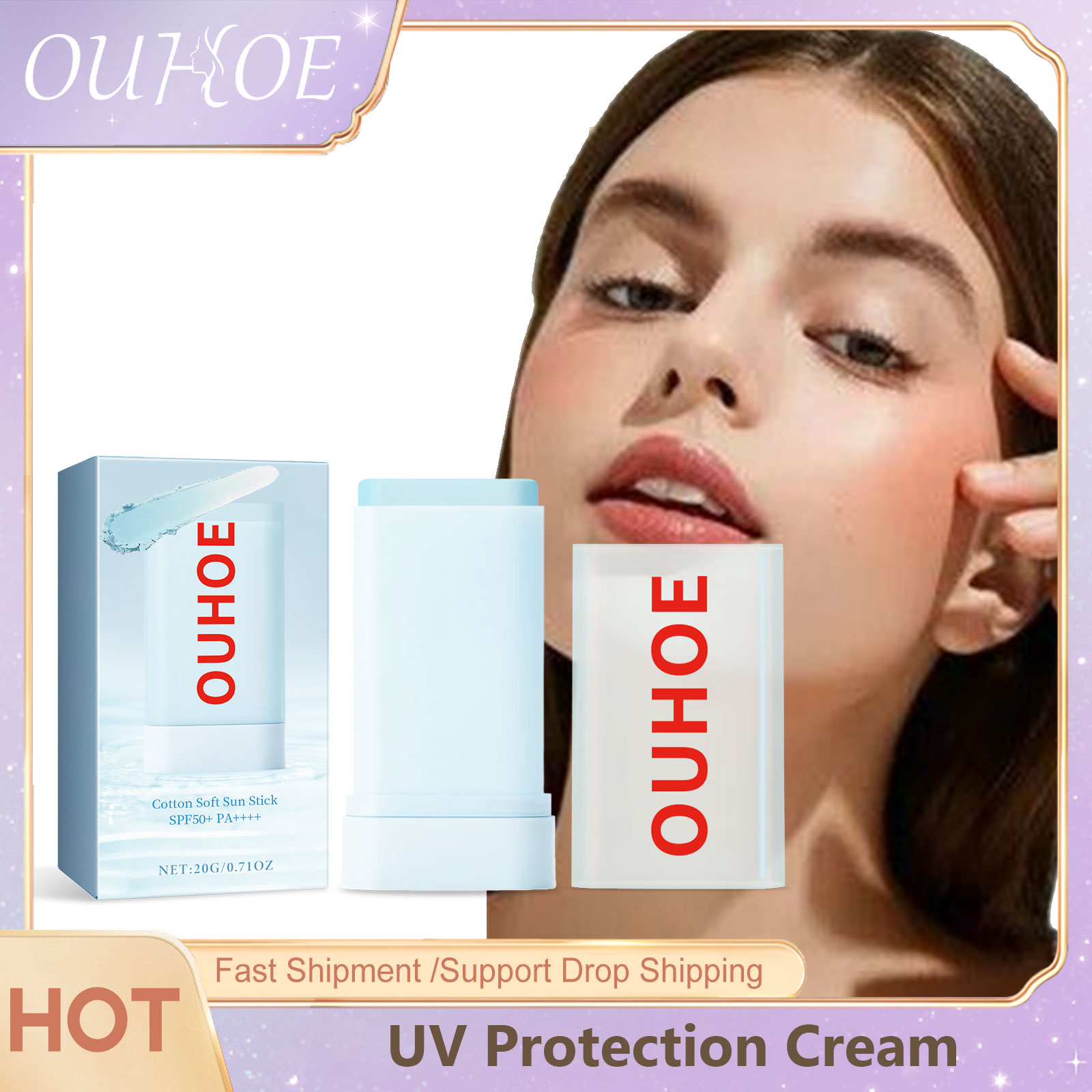 OUHOE UV Protection Cream Spf  - огляд і ціна Spf 50 Waterproof Sunscreen
