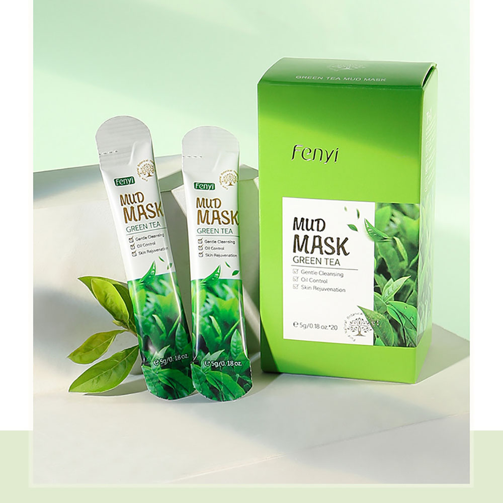 Fenyi Green Tea Clay Mask 5gx2 - огляд і ціна Green Tea Cleansing Clay Mask
